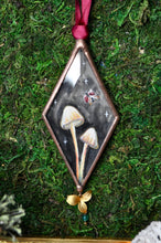 Load image into Gallery viewer, Mushrooms + Ladybug Ornament