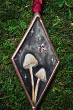 Load image into Gallery viewer, Mushrooms + Ladybug Ornament