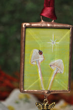 Load image into Gallery viewer, Ladybug + Mushrooms Ornament