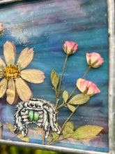 Load image into Gallery viewer, Jumping Spider + Cosmos + Rosebuds