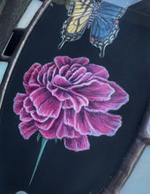 Load image into Gallery viewer, Close up of carnation, right angle to show red tones