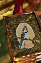 Load image into Gallery viewer, Blue Jay + Acorn Mini Ornament
