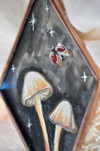 Load image into Gallery viewer, Mushrooms + Ladybug Ornament
