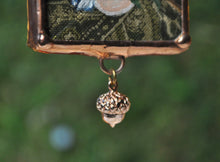 Load image into Gallery viewer, Blue Jay + Acorn Mini Ornament
