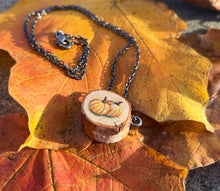 Load image into Gallery viewer, Orange Pumpkin Duo Necklace
