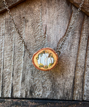 Load image into Gallery viewer, White Pumpkin Duo I Necklace
