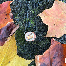Load image into Gallery viewer, Orange Pumpkin Duo Necklace

