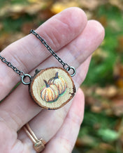 Load image into Gallery viewer, Orange Pumpkin Duo Necklace
