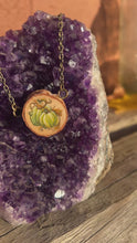 Load and play video in Gallery viewer, Green Pumpkin Duo Necklace
