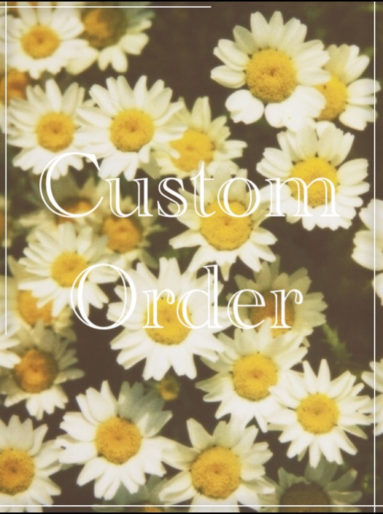 Custom Order for Rachel B.